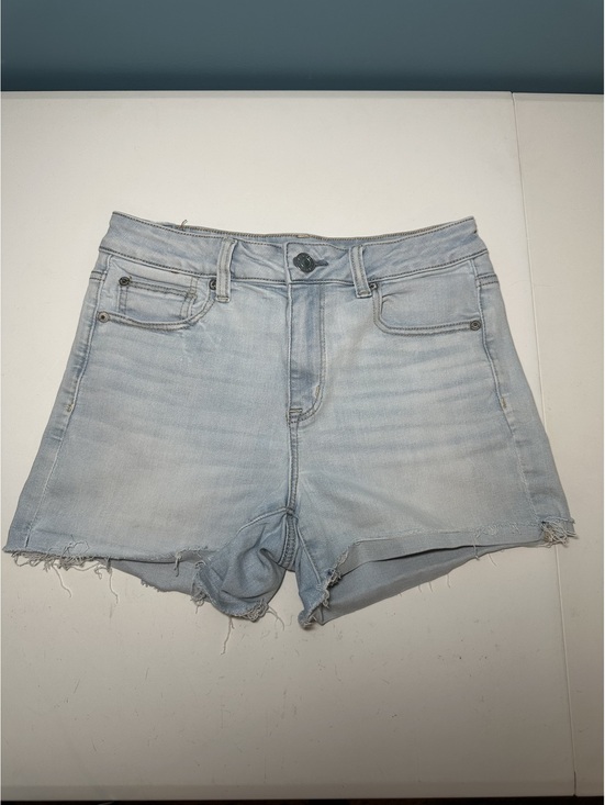 American Eagle Outfitters Pants - American Eagle Light Wash Hi-Rise Shortie Denim Shorts Size 10